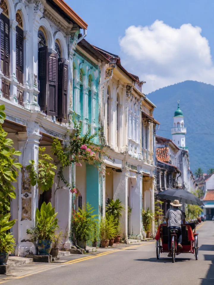 George Town heritage street in Penang