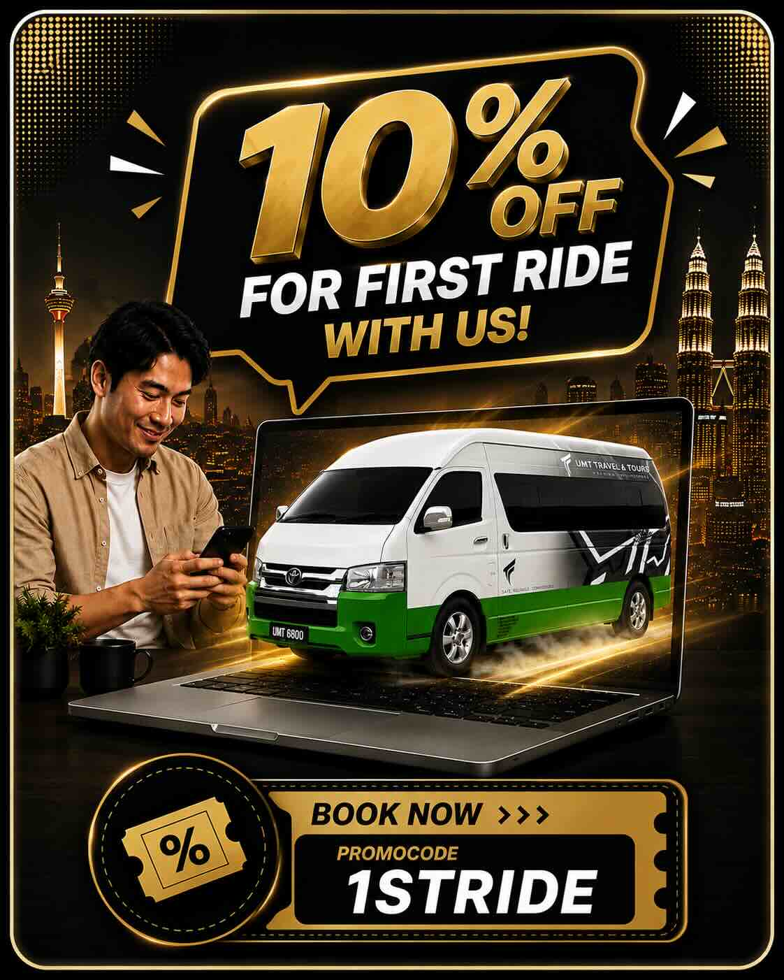 Promo for first time riders