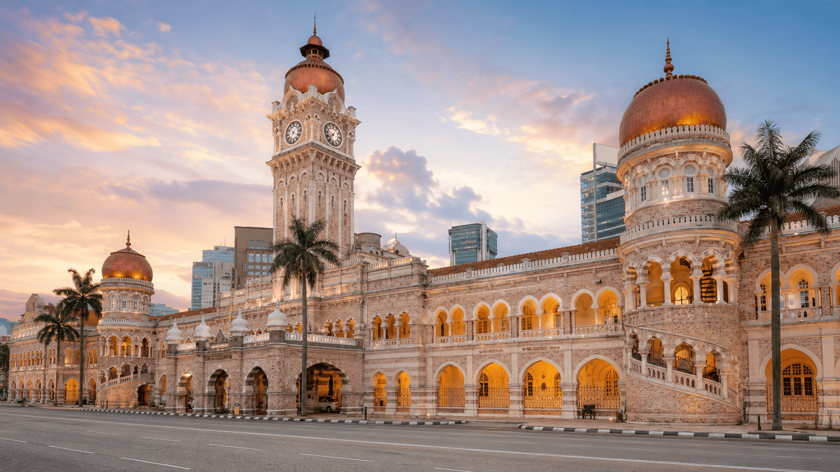Sultan Abdul Samad Building in Kuala Lumpur near Merdeka Square