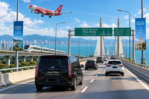 Private transfer from Penang to Kuala Lumpur Malaysia