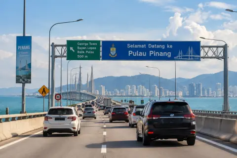 Private transfer from Kuala Lumpur to Penang Malaysia