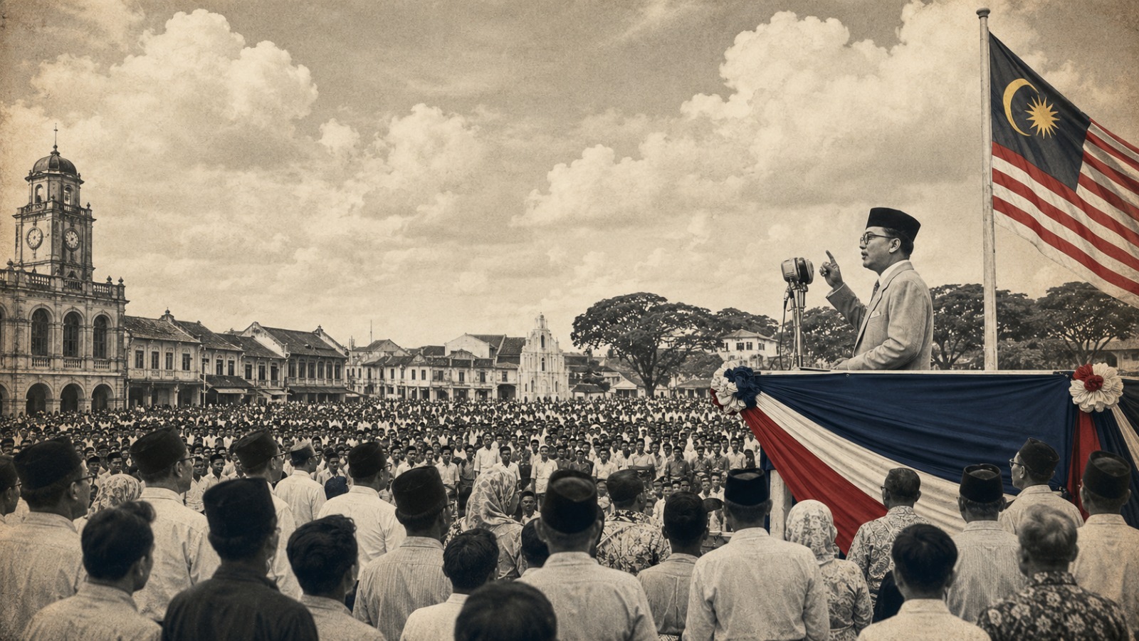 Tunku Abdul Rahman and the promise of independence in 1956